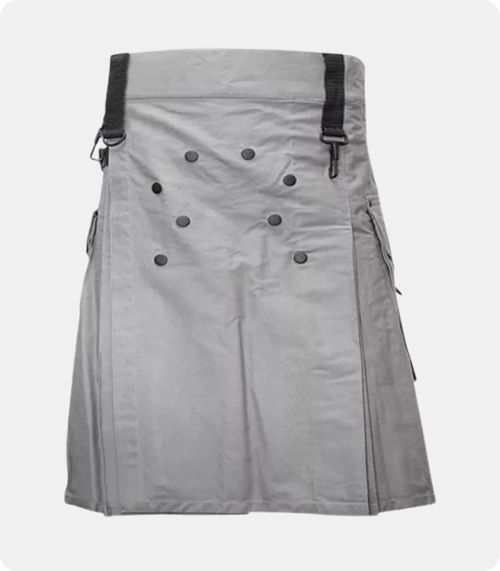Stylish-Grey-Utility-Kilt-with-Decorated-Apron