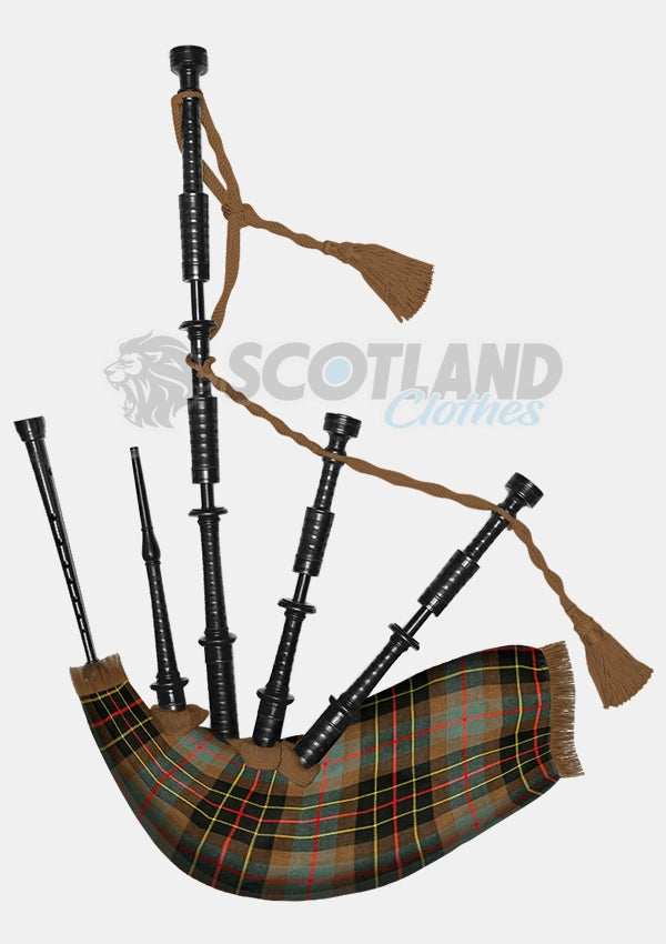 Handmade Brodie Hunting Weathered Tartan Bagpipe