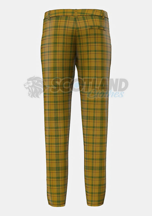 Houston Tartan Trouser Back