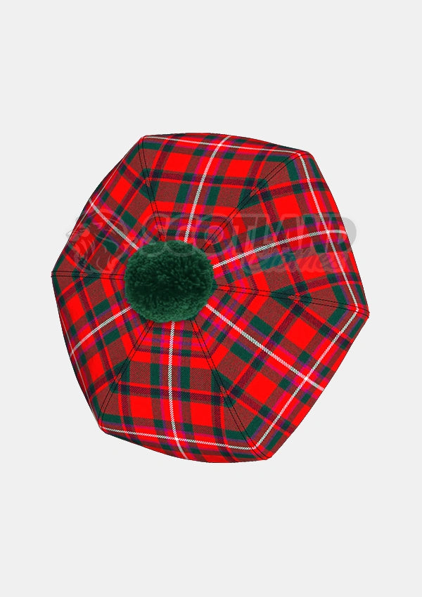 Mackinnon Modern Tartan Tam O' Shanter Hat