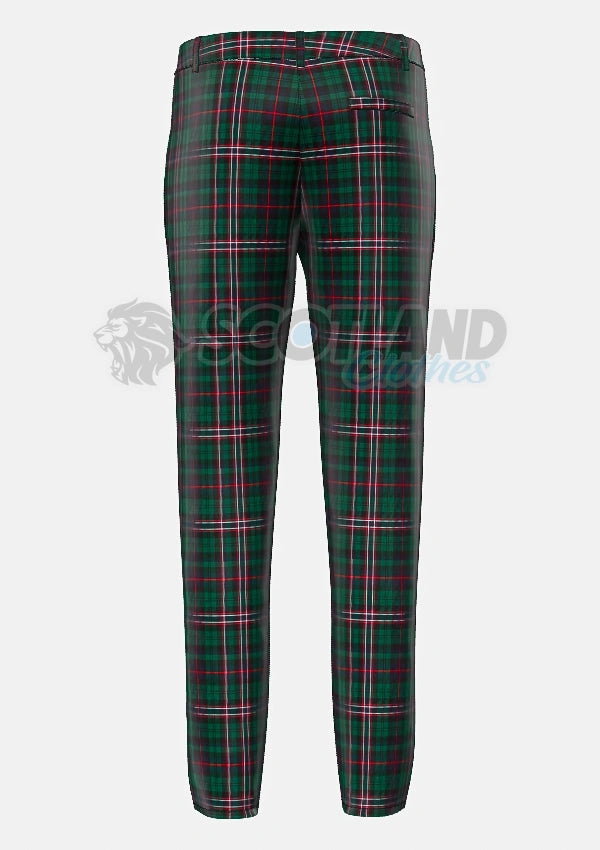 Scottish National Tartan Trouser Back