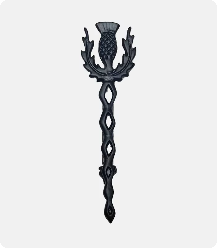 Stylish Scottish Accessories Black Kilt Pin