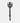 Stylish Scottish Accessories Black Kilt Pin