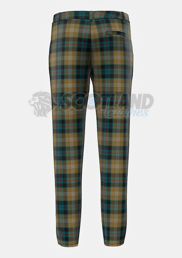 Windsor Tartan Trouser Back