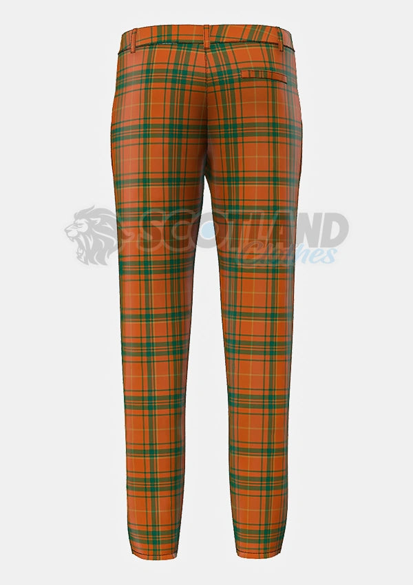 Wolfe Tartan Trouser Back