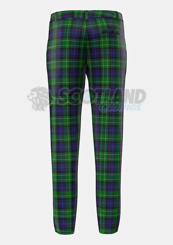 Abercrombie Tartan Trouser Back