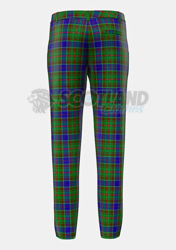 Adams Tartan Trouser Back