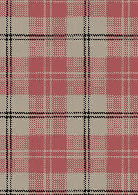 Ailsa Pink Tartan Fabric