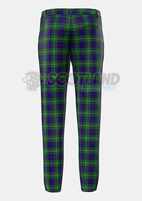 Alexander Tartan Trouser Back