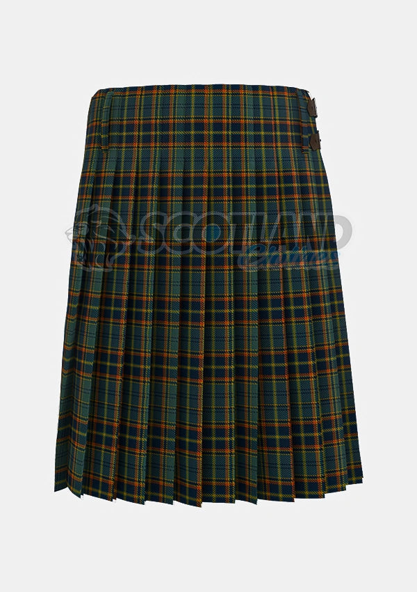 Antrim County Tartan Kilt Back