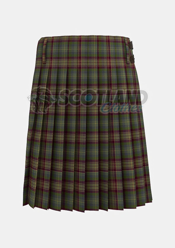 Auld Scotland Tartan Kilt Back