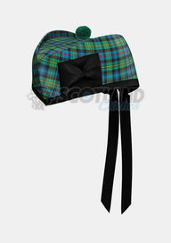 Baillie Tartan Glengarry Hat Front
