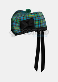 Baillie Tartan Glengarry Hat Front