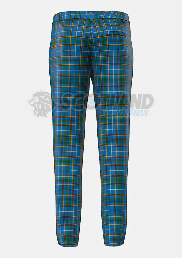 Bains of Caithness Tartan Trouser Back