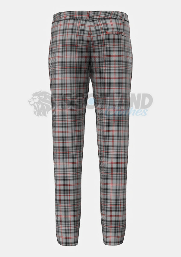Balmoral Tartan Trouser Back