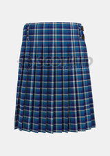 Bannockbane Light Blue Tartan Kilt Back