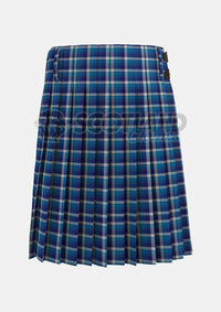 Bannockbane Light Blue Tartan Kilt Back