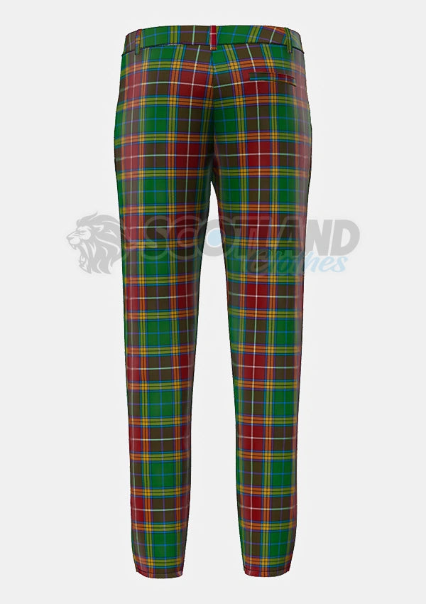 Baxter Tartan Trouser Back