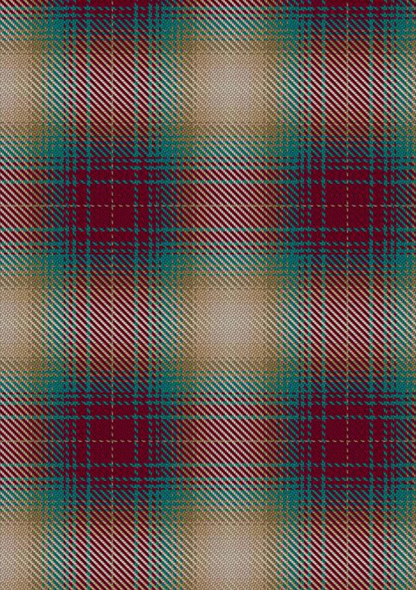 Beach & Berry Tartan Fabric