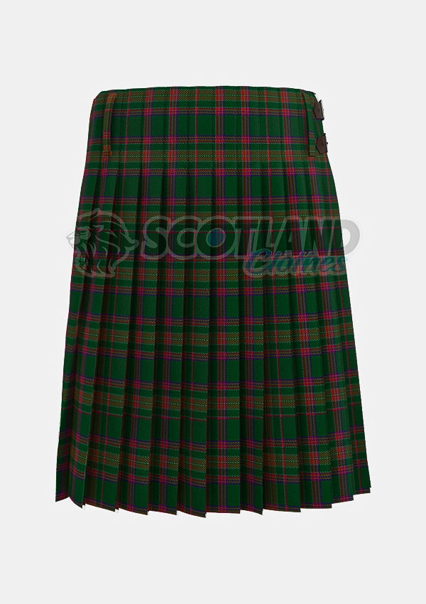 Berry Tribute Tartan Kilt Back