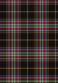 Bird Family Tartan Fabric
