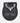 Black Stag Head Designe Leather Sporran