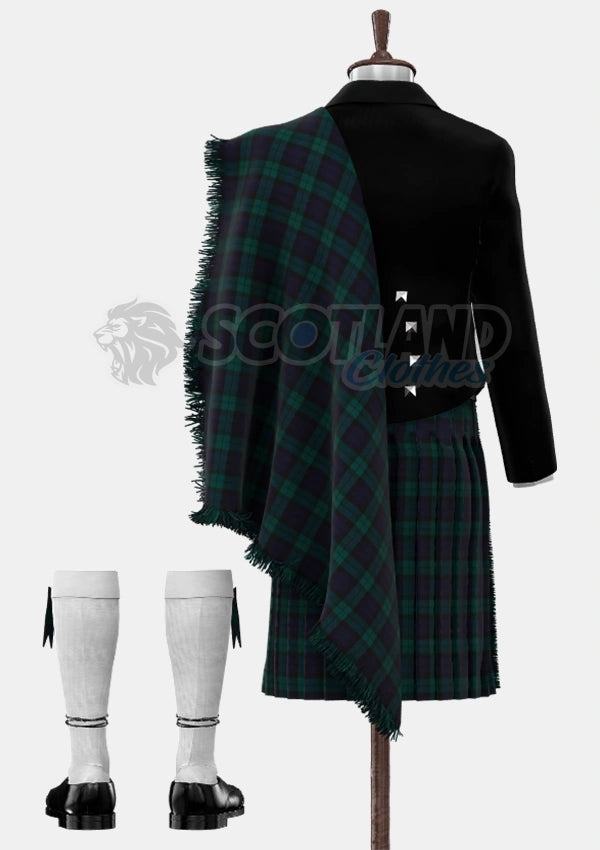 Black Watch Tartan Prince Charlie Outfit