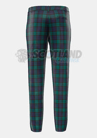 Black Watch Tartan Trouser Back