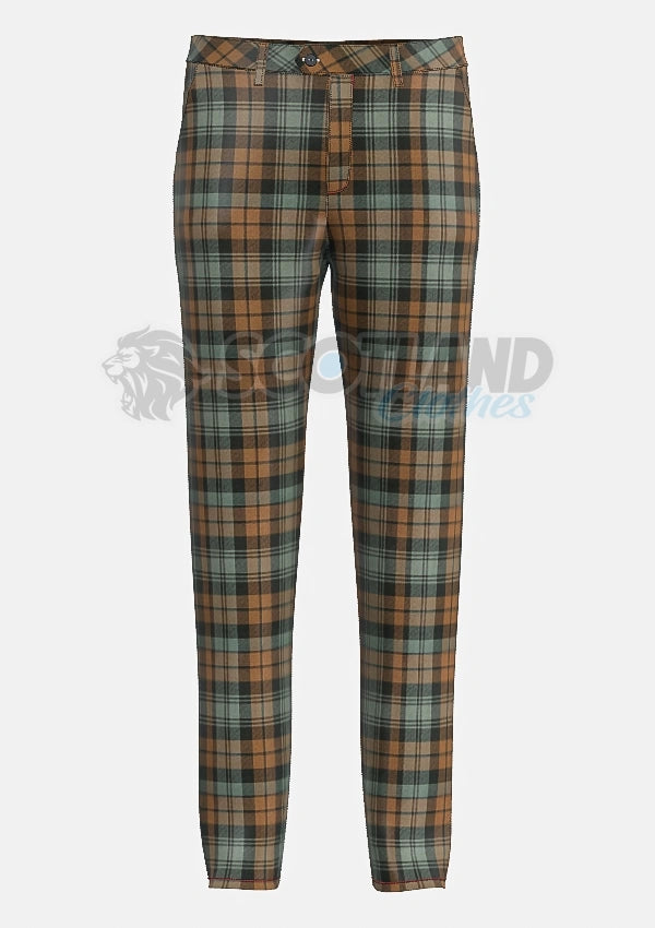 Black Watch Weathered Tartan Trouser