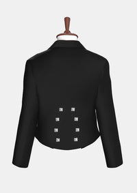 Black Wool Prince Charlie Jacket