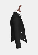 Black Wool Prince Charlie Jacket