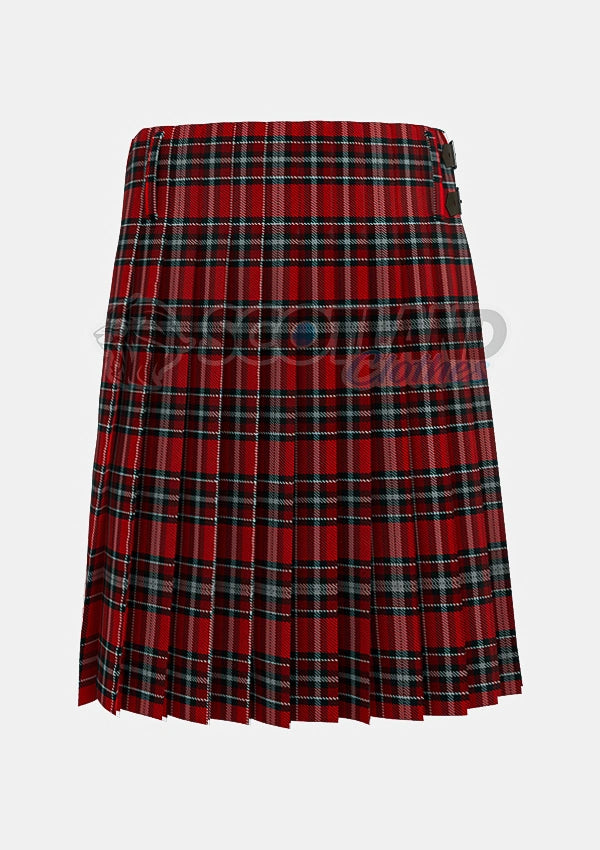 Bradley University Tartan Kilt Back