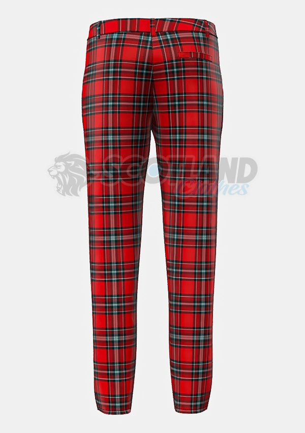 Bradley University Tartan Trouser Back