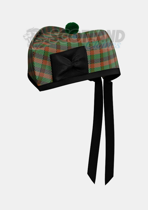 Braveheart Tartan Glengarry Hat Front