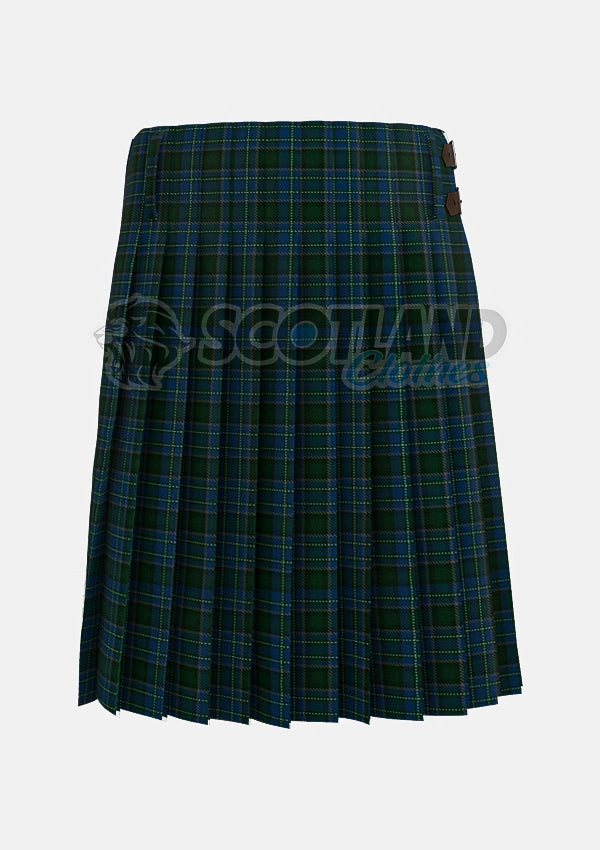 Brennan, B Tartan Kilt Back