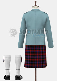 Brown Tartan Argyle Outfit