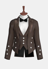Brown_Prince_Charlie_Kilt_Jacket_with_Satin_Lapels_front_image
