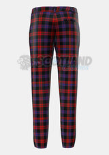 Brown Tartan Trouser Back