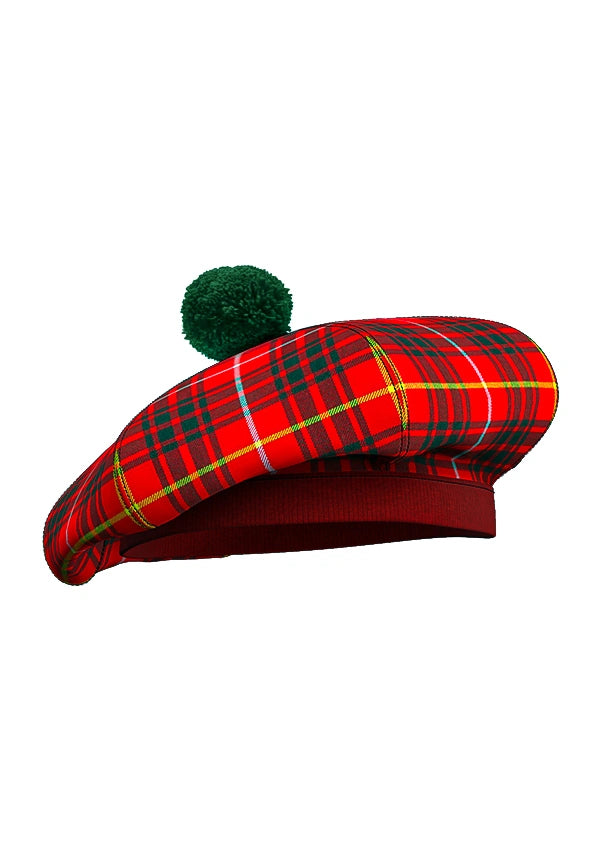 Bruce Modern Tartan Tam O' Shanter Hats