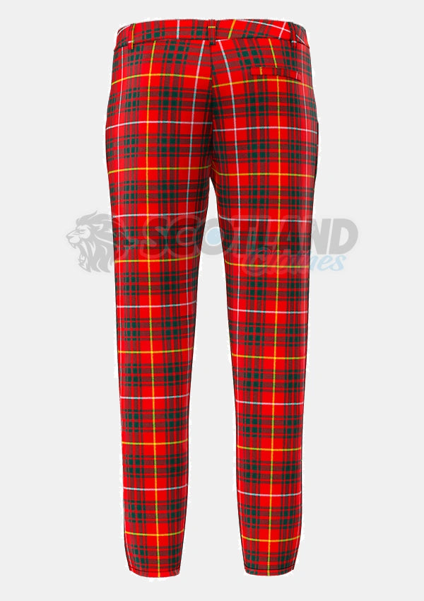 Bruce Modern Tartan Trouser Back