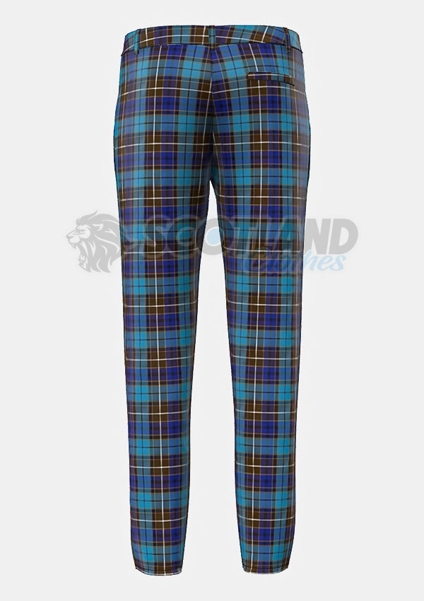 Buchanan Blue Tartan Trouser Back