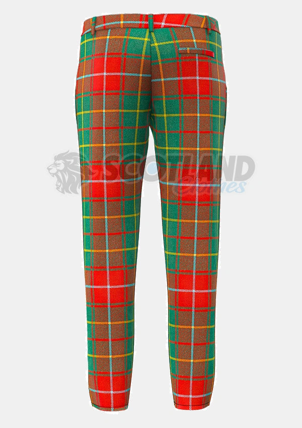 Burnett Ancient Tartan Trouser Back