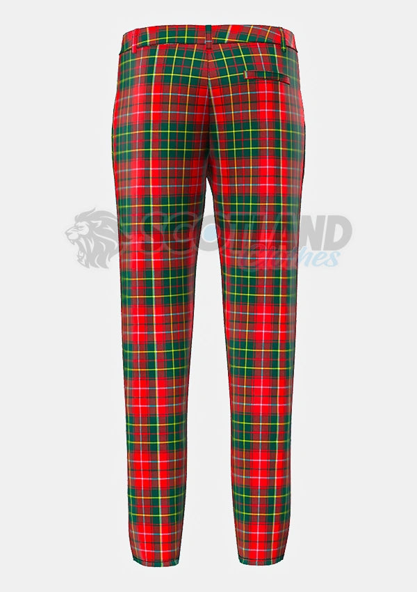 Burnett Tartan Trouser Back