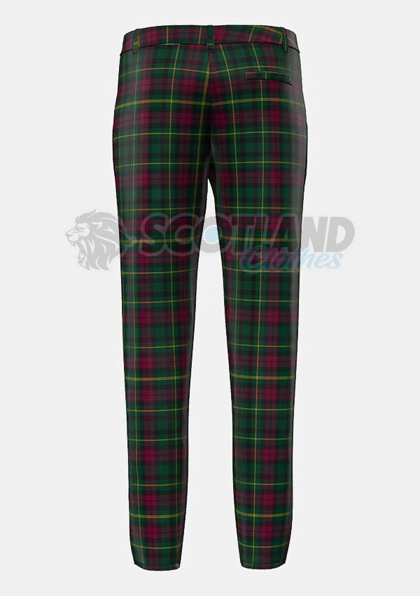 Burns Heritage Tartan Trouser Back