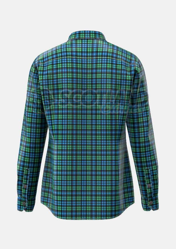 Campbell Tartan Shirt Back