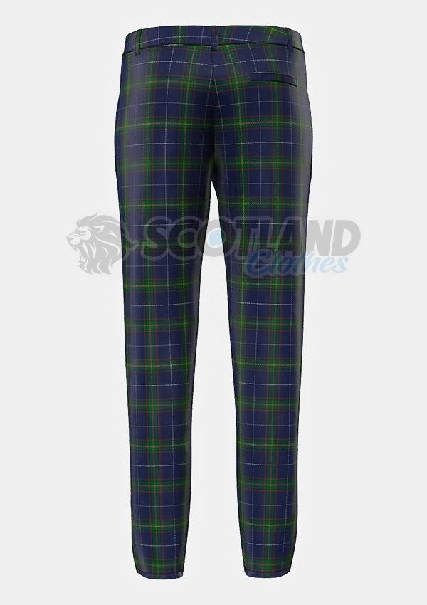 Carruthers, George Tartan Trouser Back