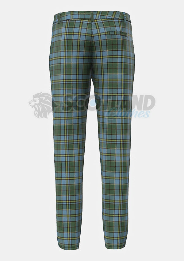 Carter Tartan Trouser Back