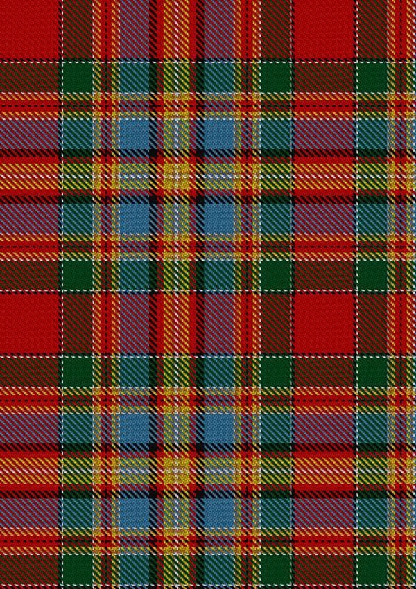 Chattan_brown_stripe_variation_Tartan_Fabric_1620