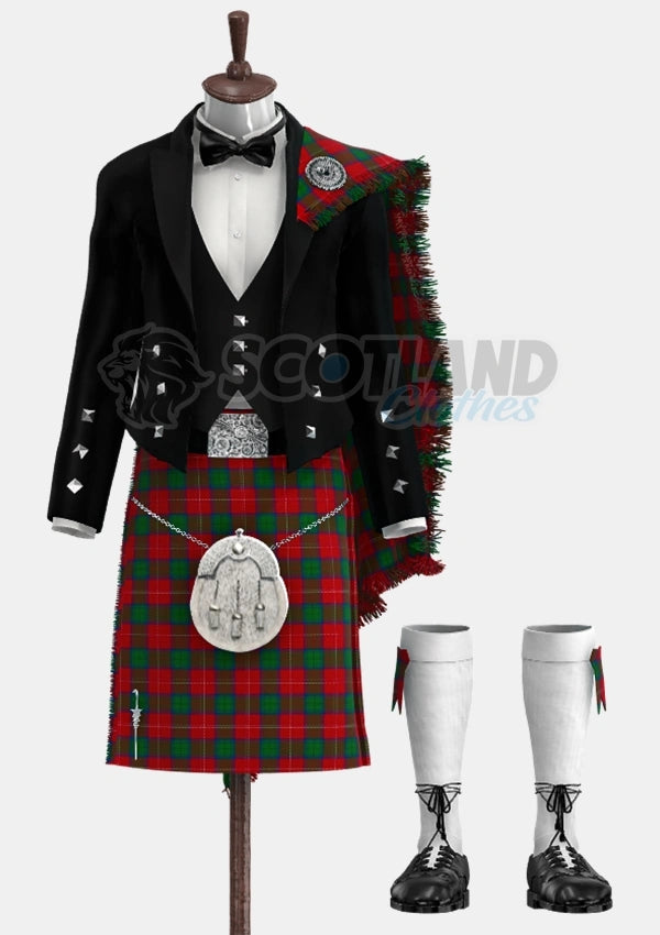Chisholm Tartan Prince Charlie Outfit
