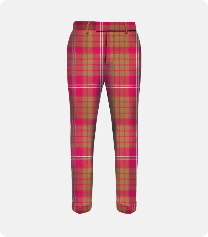 Clan Crawford Weathered Tartan Trousers